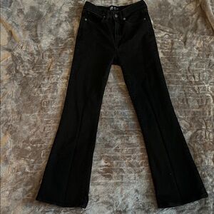 GAP Black Denim '70s Flare Jeans